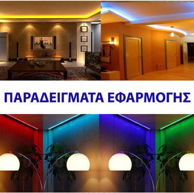 Eurolamp Ταινία LED Τροφοδοσίας 12V RGB Μήκους 5m Τύπου SMD5050