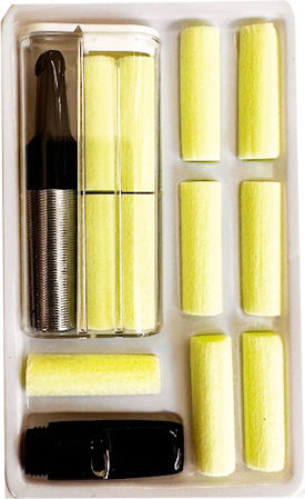 Tou Pappou Zigarettenpfeifen Slim 6mm Grüne 12 Stück