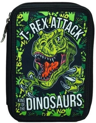 Back Me Up T-Rex Ученически Несесер Пълен Многоцветен