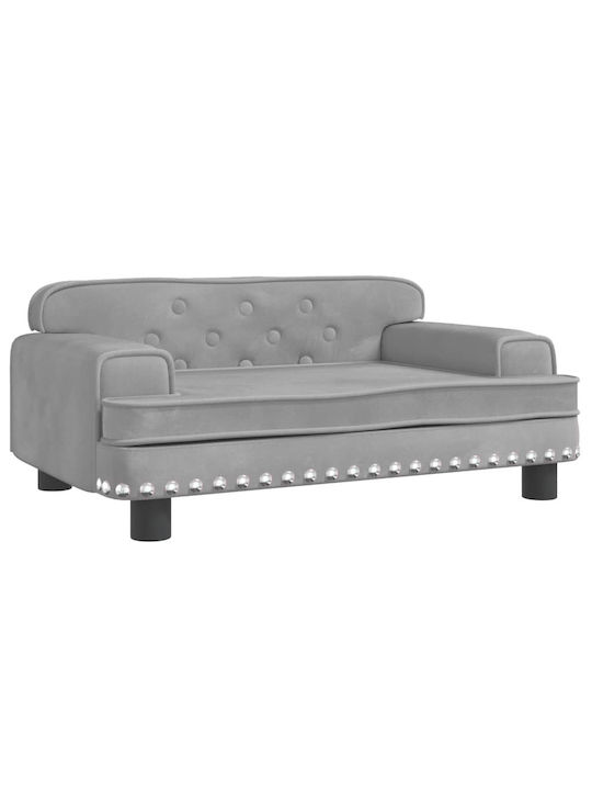 vidaXL Sofa Dog Bed Gray 70x45cm.