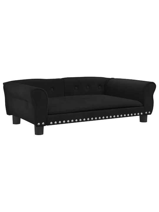 vidaXL Sofa Dog Bed Black 95x55cm.