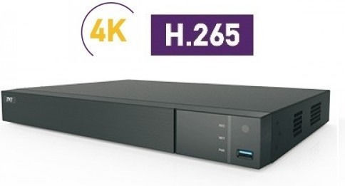 TVT Überwachungs-Videorekorder DVR 4 Kanäle mit Auflösung 4K TD-2704NS-HP