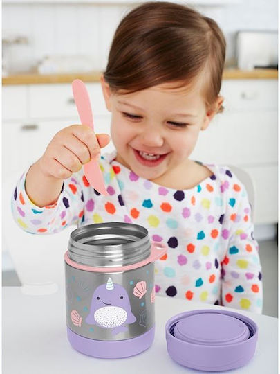 Skip Hop Zoo Narwhal Baby Food Thermos Stainless Steel 325ml