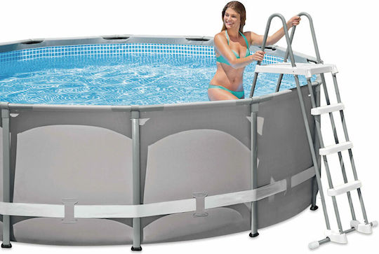 Intex Intex Pooltreppe aus Rostfreiem Stahl mit Höhe 122cm Silbern