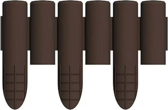 Cellfast Plastic Garden Hedge in Brown Colour 25.5cm x 2.3m 4 Pieces