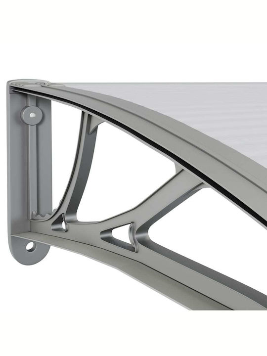 vidaXL Πολυκαρβονικό Στέγαστρο Π100xΒ80cm