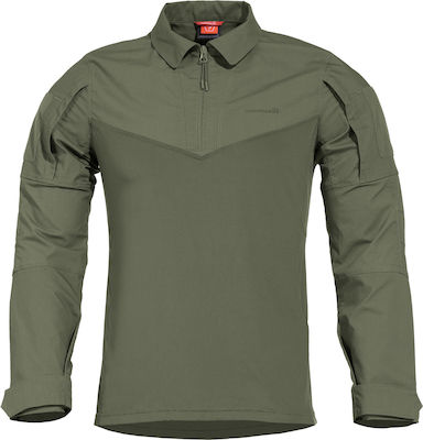 Pentagon Ranger Short Arm Μπλούζα Polo Camo Green