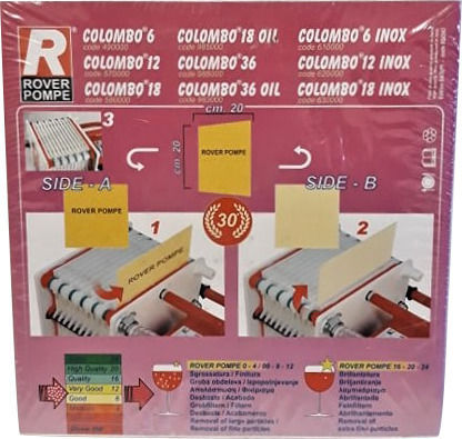 Rover Pompe 102.453 Replacement Filter Papers