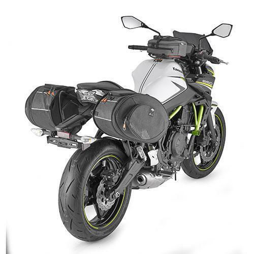 Kappa Moto AH207 Σετ Σαμάρια Μοτοσυκλέτας 30lt σε Μαύρο Χρώμα