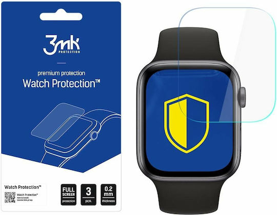 3MK 3D Full Curved Arc Screen Protector pentru Apple Watch 44mm 3buc