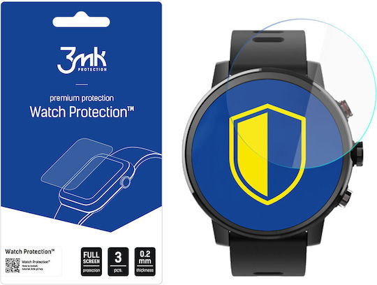 3MK Curved Arc Gehärtetes Glas für das Amazfit Stratos 3Stück
