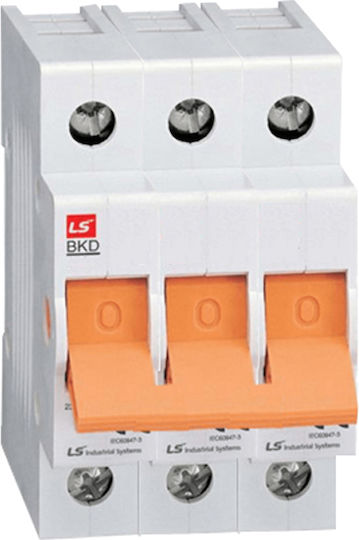 LS Automatic Circuit Breaker 63A Triple-pole AC 03.009.0009