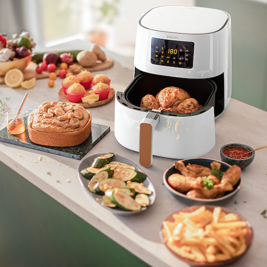 Philips HD9280/70 Air Fryer with Wi-Fi 6.2lt White
