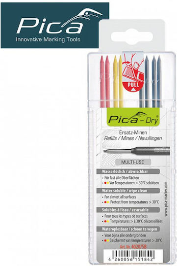 Pica 4 Verpackungen x 4 Minen für Bleistifte SB