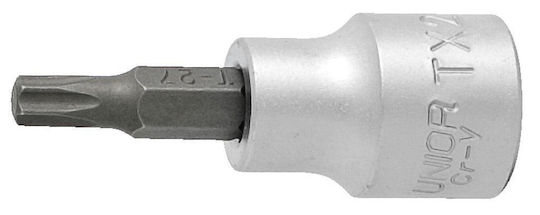 Unior Bit-Stecknuss mit Torx-Bit und Antriebsvierkant 3/8'' 1Stück
