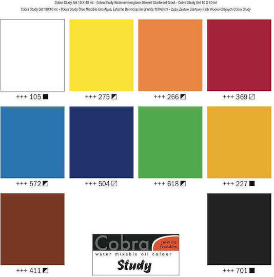 Royal Talens Study Set Ölfarben Mehrfarbig 40ml 1Stück