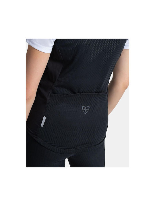 Kilpi Frauen Fahrrad-Windjacke Ärmellos Schwarz