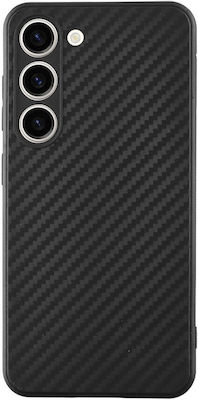 Volte-Tel Carbon Camera Protective Back Cover Σιλικόνης Μαύρο (Galaxy S23+)