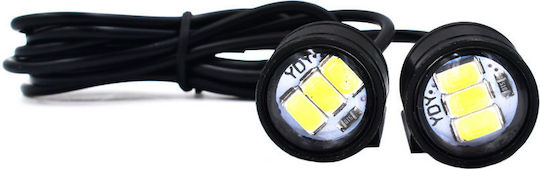 Λάμπες Μοτοσυκλέτας SMD LED 8000K Ψυχρό Λευκό 12V 2τμχ