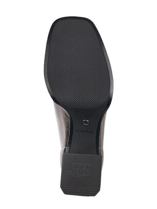 Stiefeletten Damen Silber