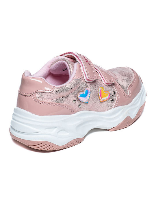 Kids Sneakers with Scratch Pink