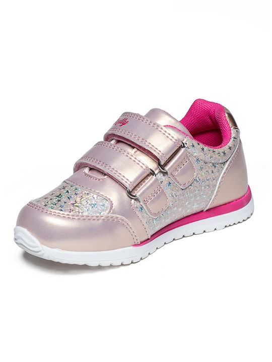 Kids Sneakers with Scratch Gold