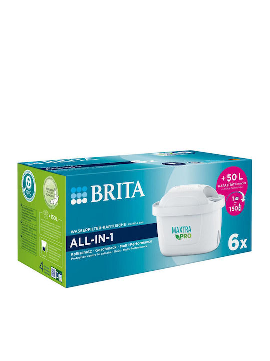 Brita Резервен филтър за вода за кана Maxtra Pro All-In-1 6бр