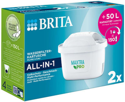 Brita Water Filter Replacement for Jug Maxtra Pro 2pcs