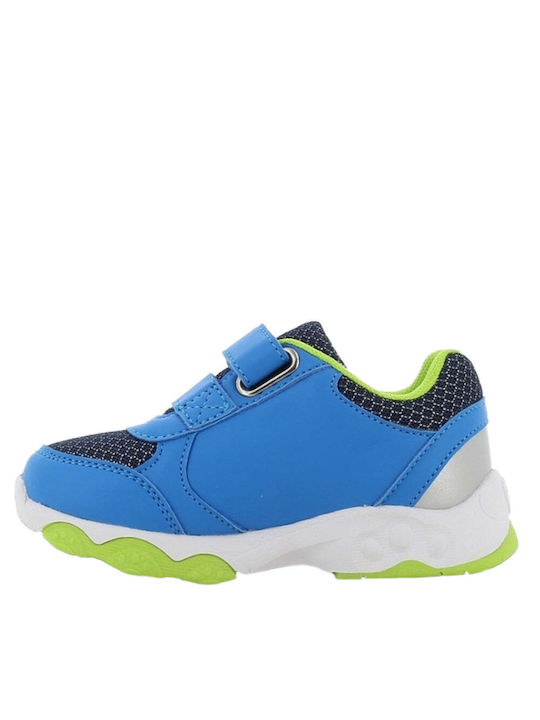Kids Sneakers with Scratch & Lights Blue