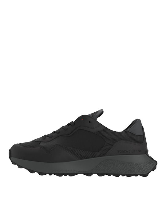 Tommy Hilfiger Runner Mix Sneakers Black