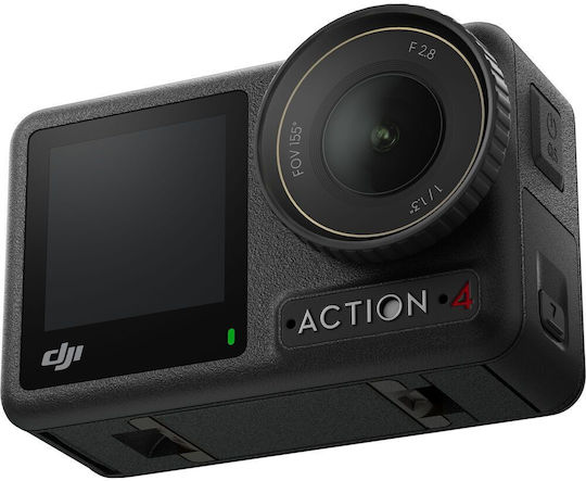 DJI Osmo Action 4 Adventure Combo Action Camera 4K Ultra HD Underwater with Touch Screen 2.25" and Wi-Fi Black