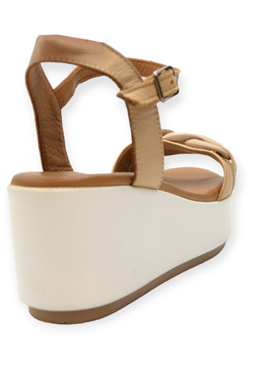 Women's Platform Shoes Beige