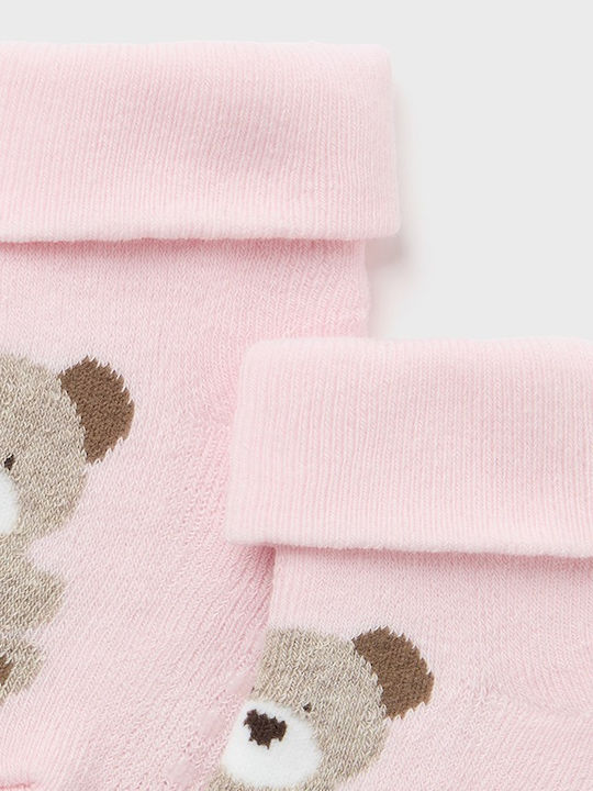 Mayoral Kids' Socks Non-Slip Pink