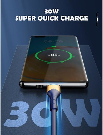 Ldnio LS802 USB 2.0 Kabel USB-C männlich - USB-C 30W Weiß 2m