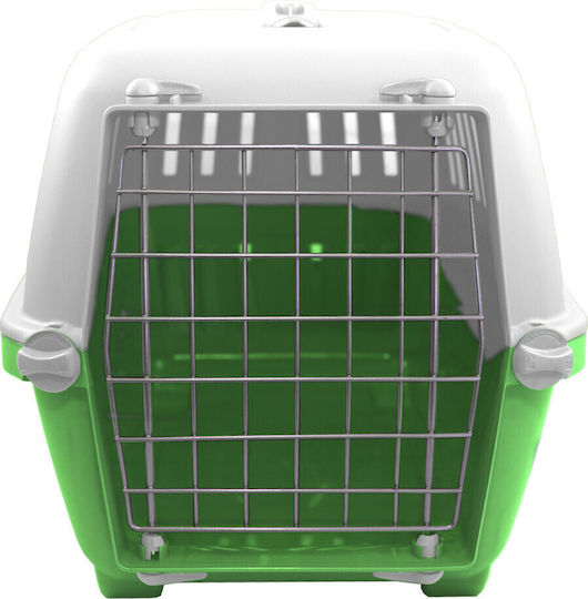 MPS Cușcă de transport pentru câini Verde 33x31.5x48cm