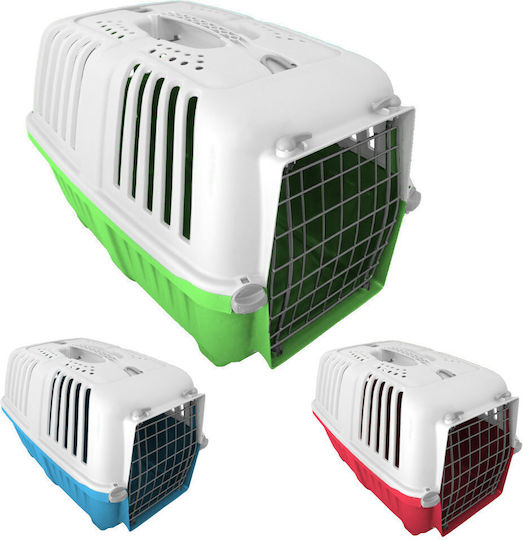 MPS Cușcă de transport pentru câini Verde 33x31.5x48cm