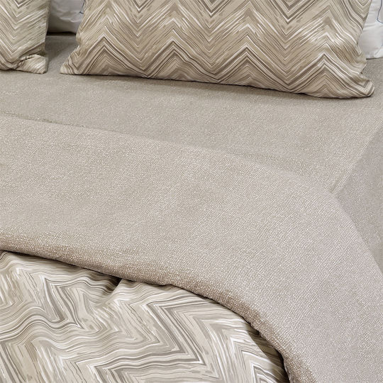 Lino Home Iconic Σετ mit Umschlagumschlag Beige 50x70cm 1800001571 Lino Home Iconic Σετ mit Umschlagumschlag Beige 50x70cm 1800001571