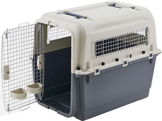 Vesta Pet Carrier 3 Κλουβί Μεταφοράς Σκύλου Γκρι 51x68x48cm