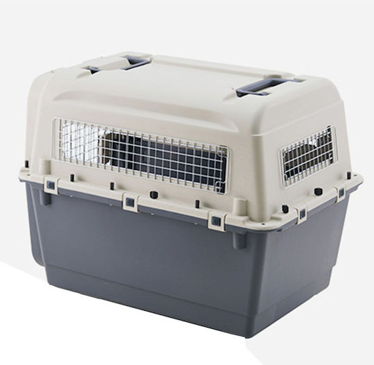 Vesta Pet Carrier 3 Κλουβί Μεταφοράς Σκύλου Γκρι 51x68x48cm