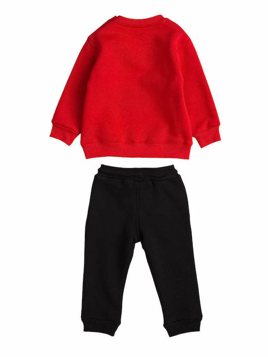 Sprint Kids Sweatpants Set Red 2pcs