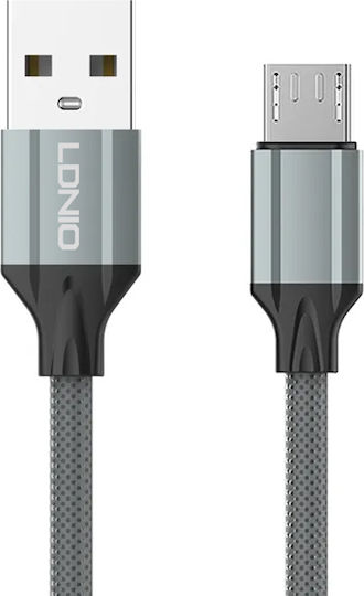 Ldnio LS441 USB 2.0 Cable USB-C male - USB-A 12W Γκρι 1m
