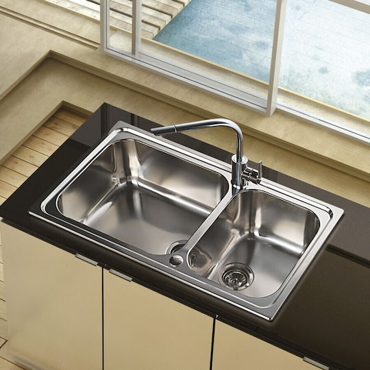 Apell Linear 8520 Ένθετος Αριστερός Inox Σαγρέ Μ86xΠ50cm Ασημί Apell Linear 8520 Ένθετος Αριστερός Inox Σαγρέ Μ86xΠ50cm Ασημί