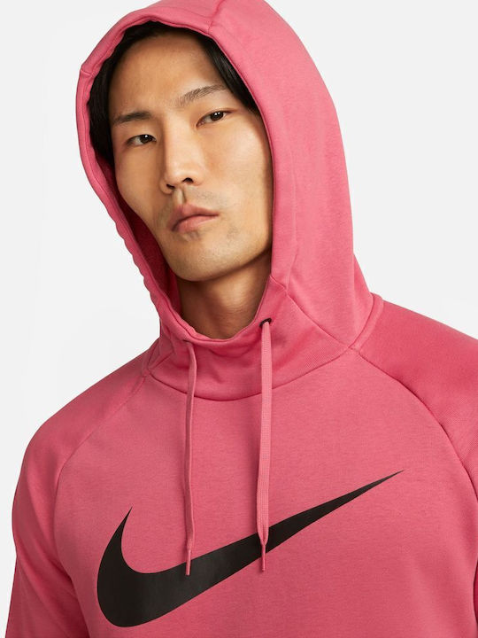 Swoosh Dri-Fit Hanorac cu Glugă Roz