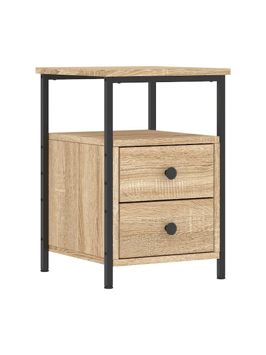 Wooden Bedside Table 34x35.5x50cm