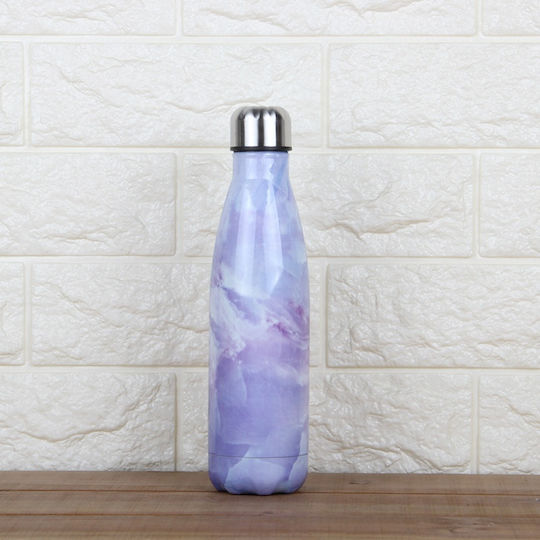 Sugar Love Μπουκάλι Θερμός Ανοξείδωτο 500ml Μωβ