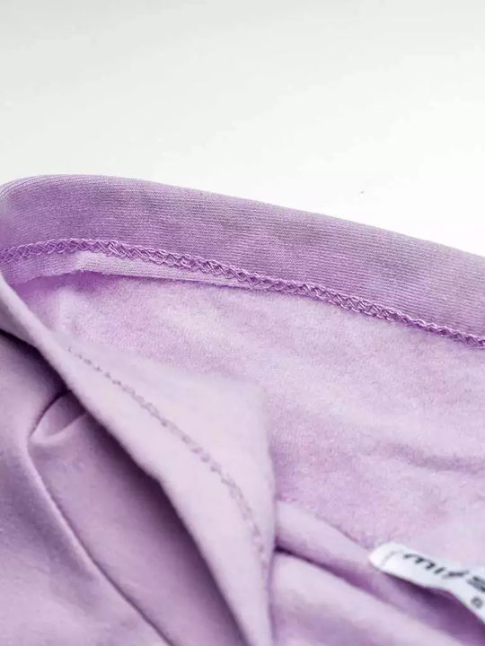 Kids Sweatpants Set Purple 2pcs