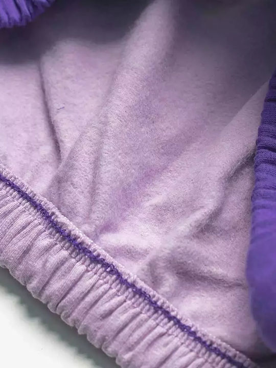 Kids Sweatpants Set Purple 2pcs