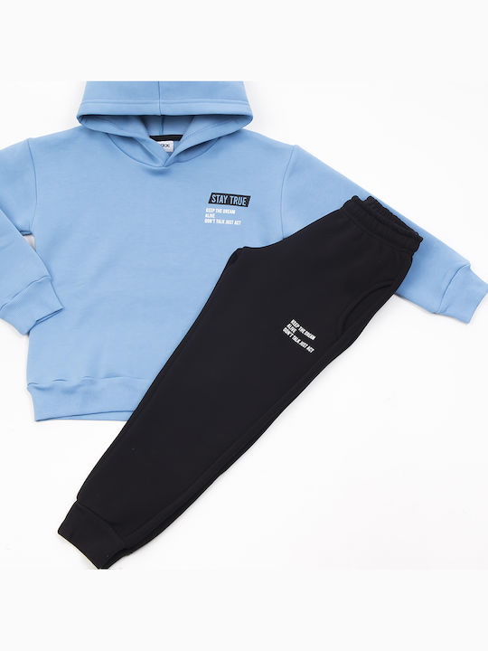 Trax Kids Sweatpants Set Light Blue 2pcs