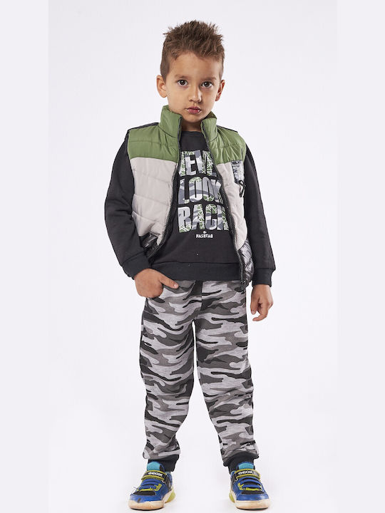 Hashtag Kids Set with Pants Winter 3pcs Gray