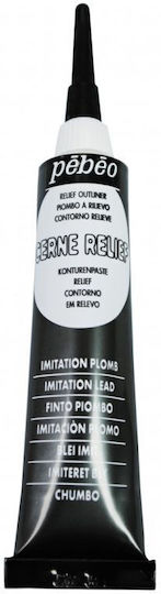 Pebeo Special Craft Paint Silber Gliederung for Wood and Glass 20ml